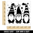 thumbnail image 2 of Christmas Gnome Trio Self-Inking Rubber Stamp Ink Stamper - Red Ink - Large 1-1/2 Inch, 2 of 7