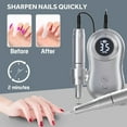 thumbnail image 3 of Professional Rechargeable 35000 Rpm Nail Drill, Portable Electric E File Machine, 3 of 5