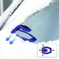 thumbnail image 4 of HongHeng ABS Multifunctional Snow Shovel, Car Ice Scraper, Ice Scraper, Ice Shovel, Ice Cone or Wiper Cleaner, Ergonomic Car Ice Scraper with Streamline Edge and Friction Rubber Pad, 4 of 9