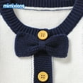 thumbnail image 3 of Baby Romper 100%Cotton Knitted Newborn Boy Jumpsuit Outfit Fashion Tie Infant Toddler Clothing Girl Suspenders One Piece Overall, 3 of 7