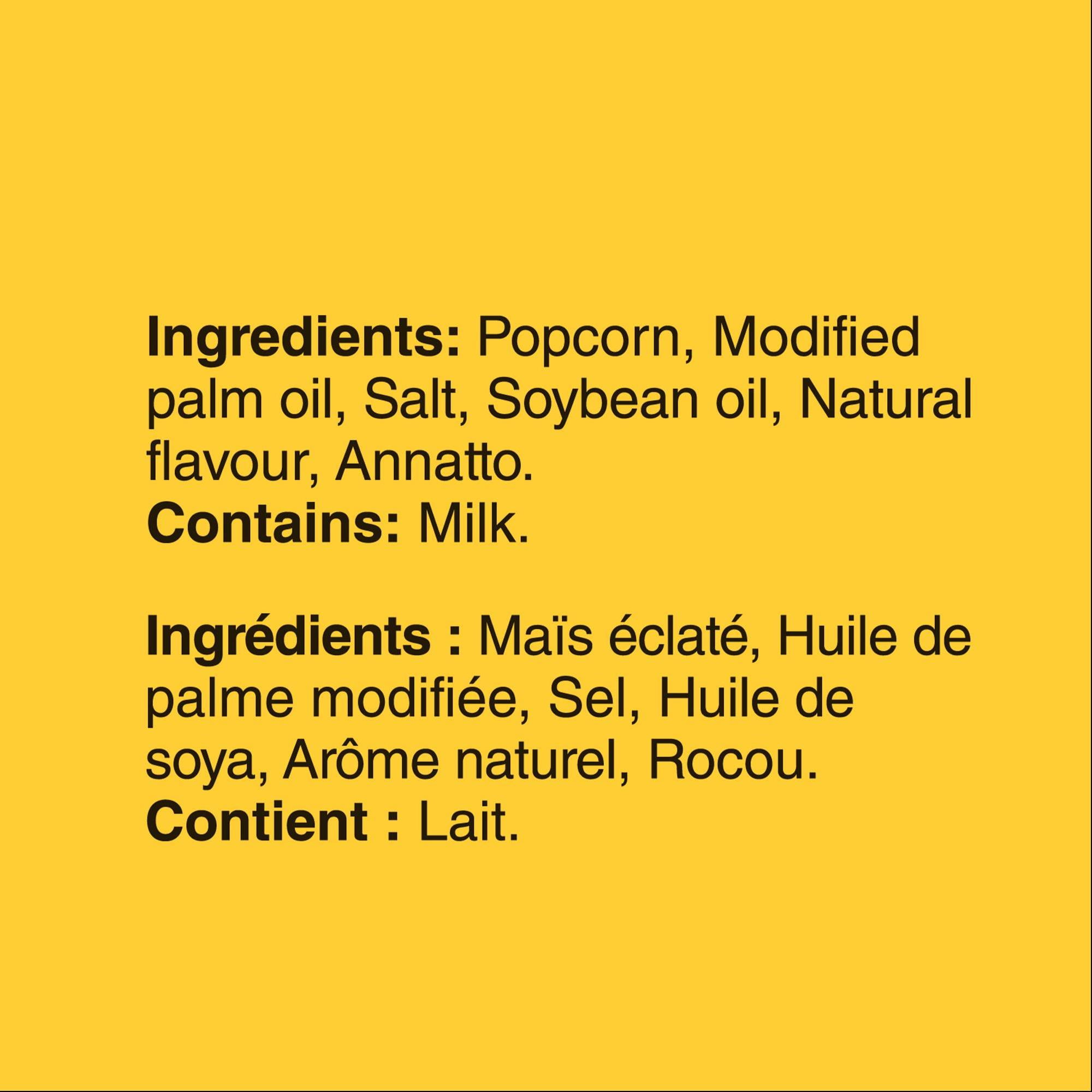 Maïs soufflé au beurre de JiffyMD Pop 127 g