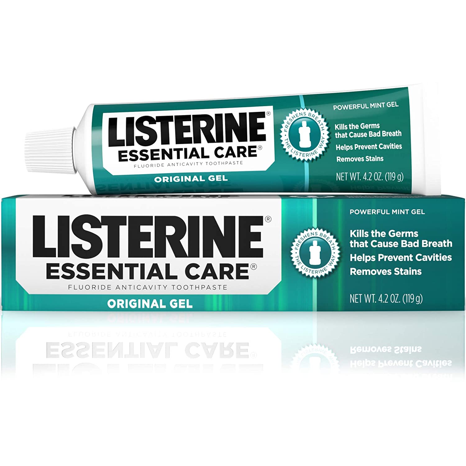 Listerine Essential Care Toothpaste Gel 4.20 oz (Pack of 2) - image 2 of 4
