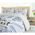 thumbnail image 5 of Ambesonne Adventure Duvet Cover Sets, Free Star Moon, 2-Queen, Blue Black, 5 of 7