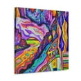 thumbnail image 2 of Canyon in Fauvism - Canvas, 2 of 10
