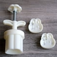 thumbnail image 5 of Mid-Autumn Festival Hand Pressure Mold Cherry-Rabbit Mold Stamps Mold Biscuits Making Tool, 5 of 9