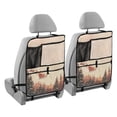 thumbnail image 2 of WOBOGO Santa Claus Giving Presents Backseat Car Organizer Footed Universal Car with Touch Screen Tablet Holder Rear Seat Protector, 2 of 7