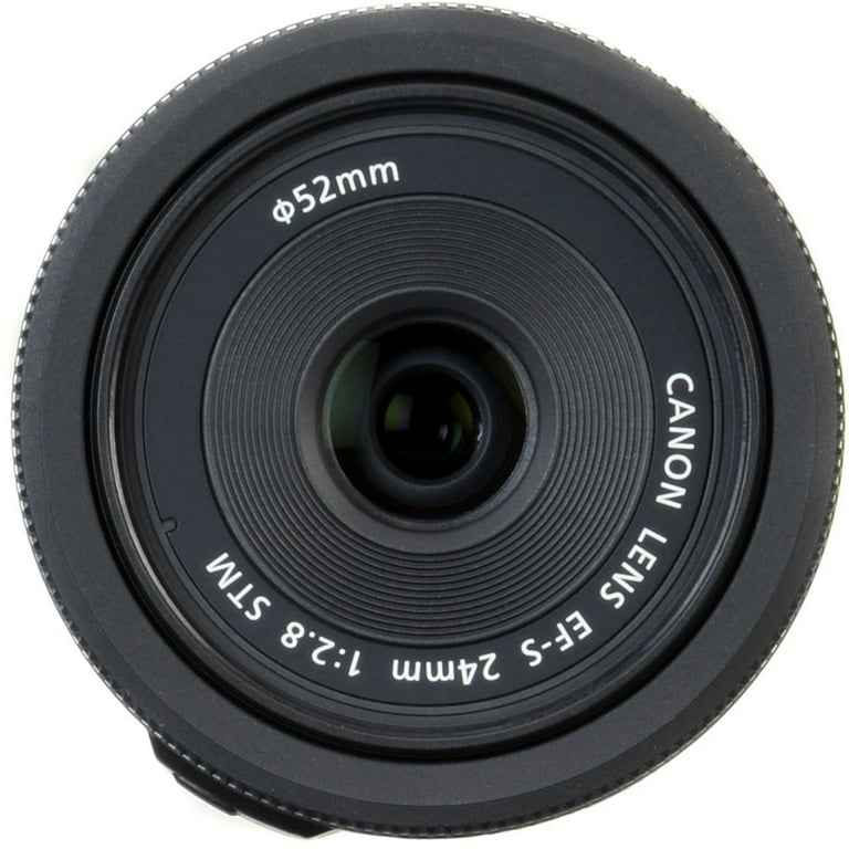 Canon EF-S 24mm f/2.8 STM Lens for DSLR Camera: Lightweight
