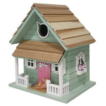 Kitty Cottage Birdhouse - Green