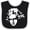 Black and White, variant on Inktastic Beethoven Classical Music Composer Boys or Girls Baby Bib