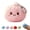 Pink, variant on 2026 New Dumpling Keychain Soft Plush for Handbags Backpacks Car Keys