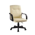 thumbnail image 2 of Mainstays Tufted Leather Mid-Back Rolling Office Chair, 2 of 2