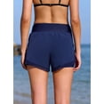 thumbnail image 5 of Anwell Side Split High Waisted Swim Shorts for Womens 2 in 1 Beach Shorts Quick Dry Swim Bottoms, 5 of 6
