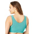 thumbnail image 5 of Comfort Choice Women's Plus Size Lace Wireless Posture Bra Front-Close, Wide Adjustable Straps, 5 of 8