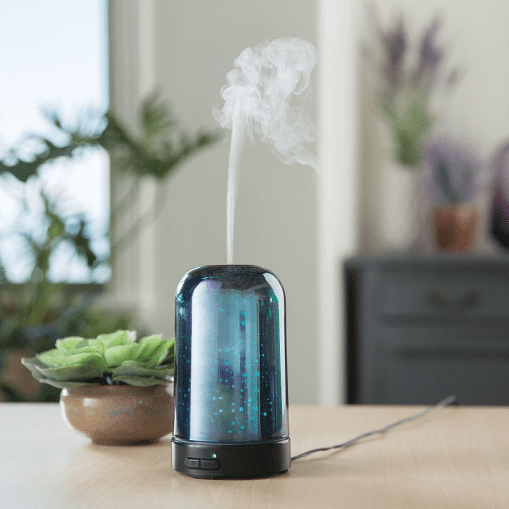 Airome 100 mL Ultrasonic Essential Oil Diffuser Galaxy Black Glass