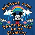 thumbnail image 3 of Disney - Mickey Mouse - Without Rain There Would Be No Flowers - Men's Long Sleeve T-Shirt, 3 of 5