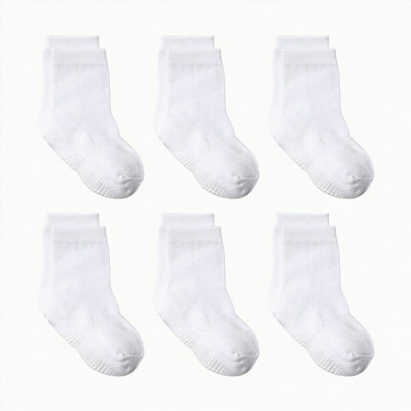 Gvdentm Toddler Girl Socks 4t-5t Baby & Toddler Socks with Grippers Non Slip Ankle Grip Socks for Boys and Girls - Comfy Soft Cotton - 5 Pack 0-7 Years|B 5-7 Years