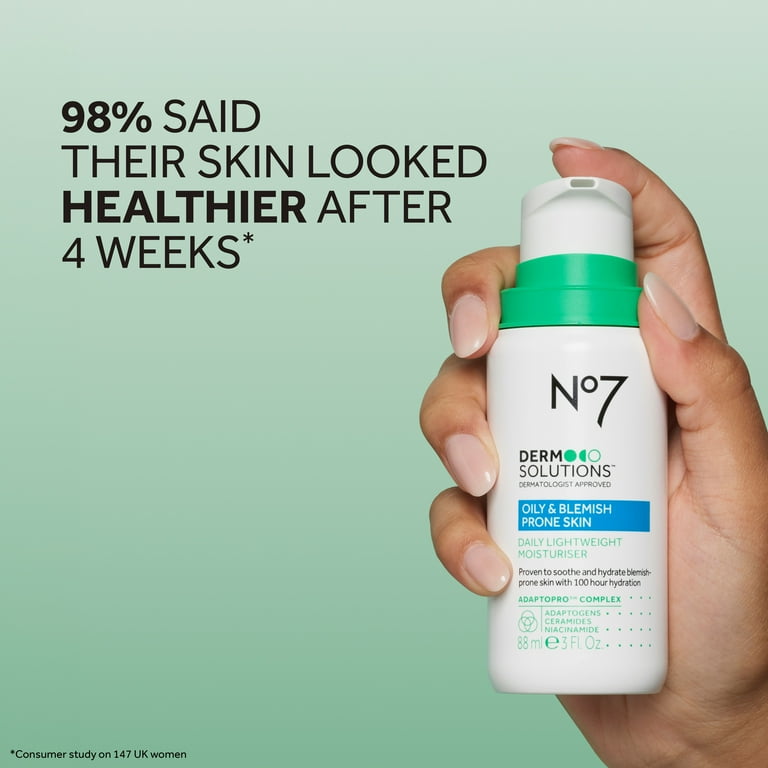 NO7 Derm Solutions Hydrating Facial Moisturizer for Normal to Oily