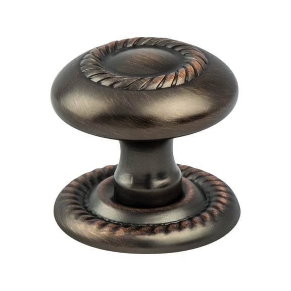 Advantage Plus by Berenson 0958-1OB-P Oiled Bronze Roped Knob