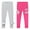 2 Pack-B, variant on 2 Pack Toddler Girls Casual Skinny Pants Candy Color Printed Stretch Tights Leggings 1-8T