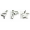 3 - TROPICAL COOKIE CUTTERS - Flamingo, Starfish, and Palm Tree