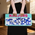 thumbnail image 4 of American Mahjong Bag -Clear Waterproof Mahjong Tiles Bag, Large Capacity Pouch with Zipper & Letter Embroidery, Travel Carrying Accessory for Mahjong Set (Case Only), 4 of 5