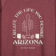 thumbnail image 3 of Instant Message - Create Life Arizona - Women's Lightweight French Terry Long Sleeve Shirt, 3 of 6