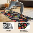thumbnail image 4 of Cute Hedgehog Pattern with Pioneer Flower Hot Yoga Mat Towel Non Slip for Hot Yoga - Quick-Drying Yoga Mat Cover with 4 Corner Pockets with Travel Bag - Hot Yoga Towel Non Slip 70"x26", 4 of 6
