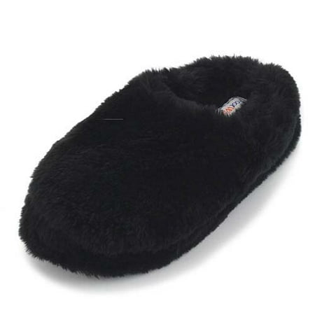 Ladies Plush Black Clog