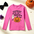 thumbnail image 5 of Kiijoy Girls Halloween Long Sleeve T Shirt Kids Cotton T-Shirt Top, Sizes 2-13, 5 of 6