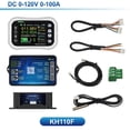 thumbnail image 3 of KH140F Bluetooth Battery Monitor 0-120V 400A Voltage Current Tester Capacity Indicator RV Battery VA Coulomb Meter, 3 of 5