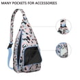 thumbnail image 3 of Abstract Art Sling Backpack - Modern Gallery Style Print Crossbody Bag, Fashionable for Work & School, 3 of 4