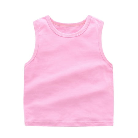 

Icvfdpl Infant Tops Dance Tank Racerback Crop Tank Sleeveless Sports Dance Top Ballet Gymnastics Dancewear Elegant style T Shirt