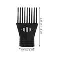 thumbnail image 2 of FRCOLOR 6pcs Hair Dryer Comb Attachment Blow Dryer Nozzle Replacement Universal Hair Dryer Attachments For Salon Home Use, 2 of 8