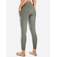 thumbnail image 3 of BALEAF Women's 7/8 High Waist Soft Yoga Leggings with Deep Pockets Brushed Stretch Squat Proof Workout Pants Gray M, 3 of 7