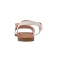 thumbnail image 6 of bebe Girl's Sandals – Cute Fashion Flat Sandals and Summer Shoes with Bow and Ankle Strap (Toddler/Little Kid/Big Kid), 6 of 11