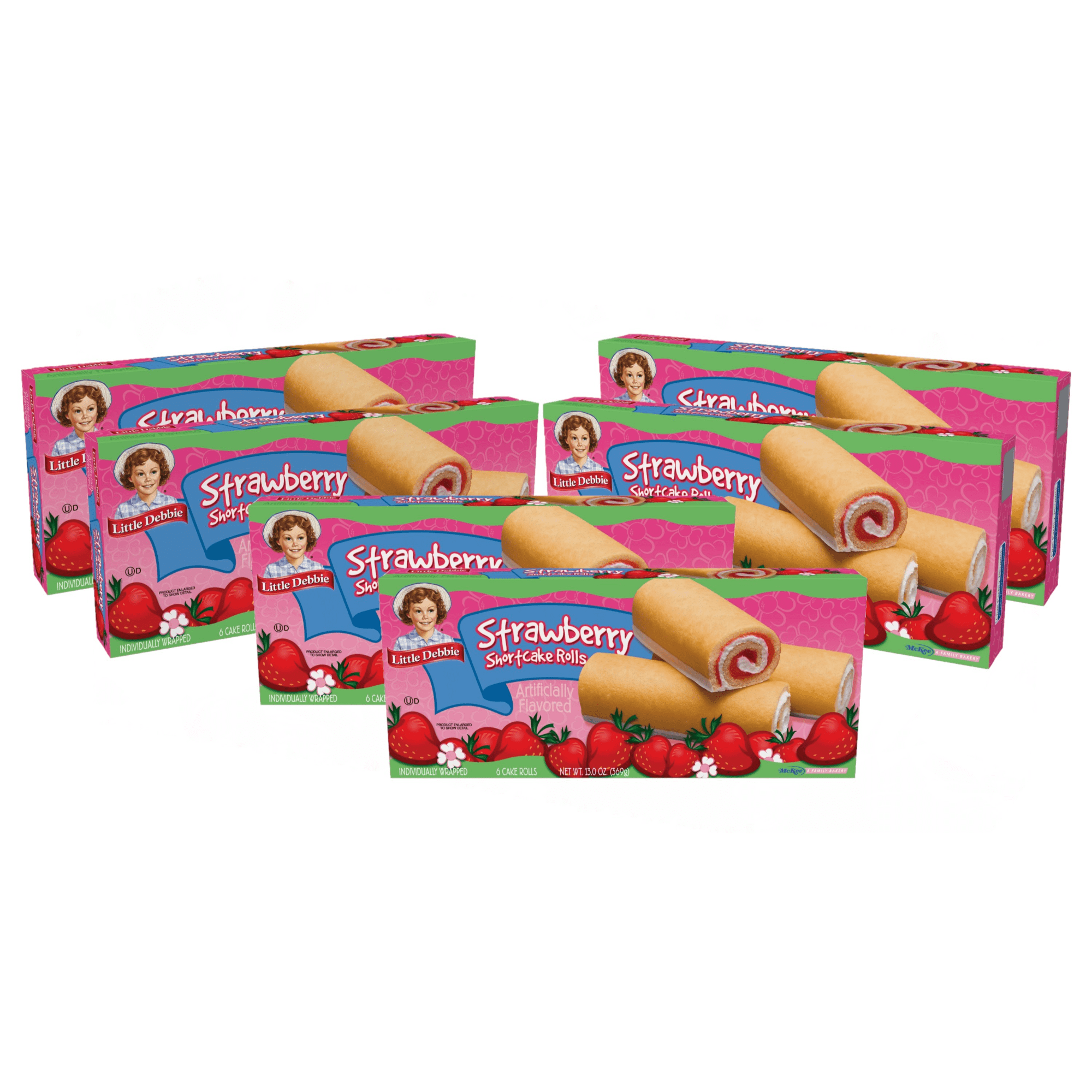 Little Debbie Strawberry Shortcake Rolls, 6 Boxes