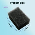 thumbnail image 2 of Qzbhct 8 Pack 2 Size Aquarium Bio Filter Media Sponge Foams, 7.5 x 4.7 x 2.75 inch 5.5 x 3.54 x 2 inch Cut-to-Size Foam, 2 of 8