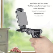 BYXAS Portable Phone Tripod Stand with Phone Mount Action Camera Adapter 360° Ball Head,Flexible Mini Phone Tripod, Portable with Universal Clip, Compatible with Cellphones, Sports Cameras