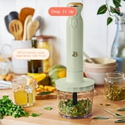 Beautiful Cordless Immersion Blender with Chopper, Whisk & Measuring Cup, Sage Green by Drew Barrymore