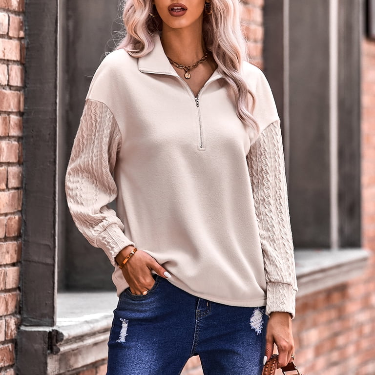 RITERA Women's Plus Size Long Sleeve Shirt – Criss Cross V‑Neck | Soft Stretchy Fabric | Tops For Casual, Work, Date Outfits