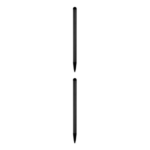 Bearachild Tableta Teléfono PC Pluma capacitiva Pantalla táctil Stylus Lápiz inteligente Negro 2Conjunto