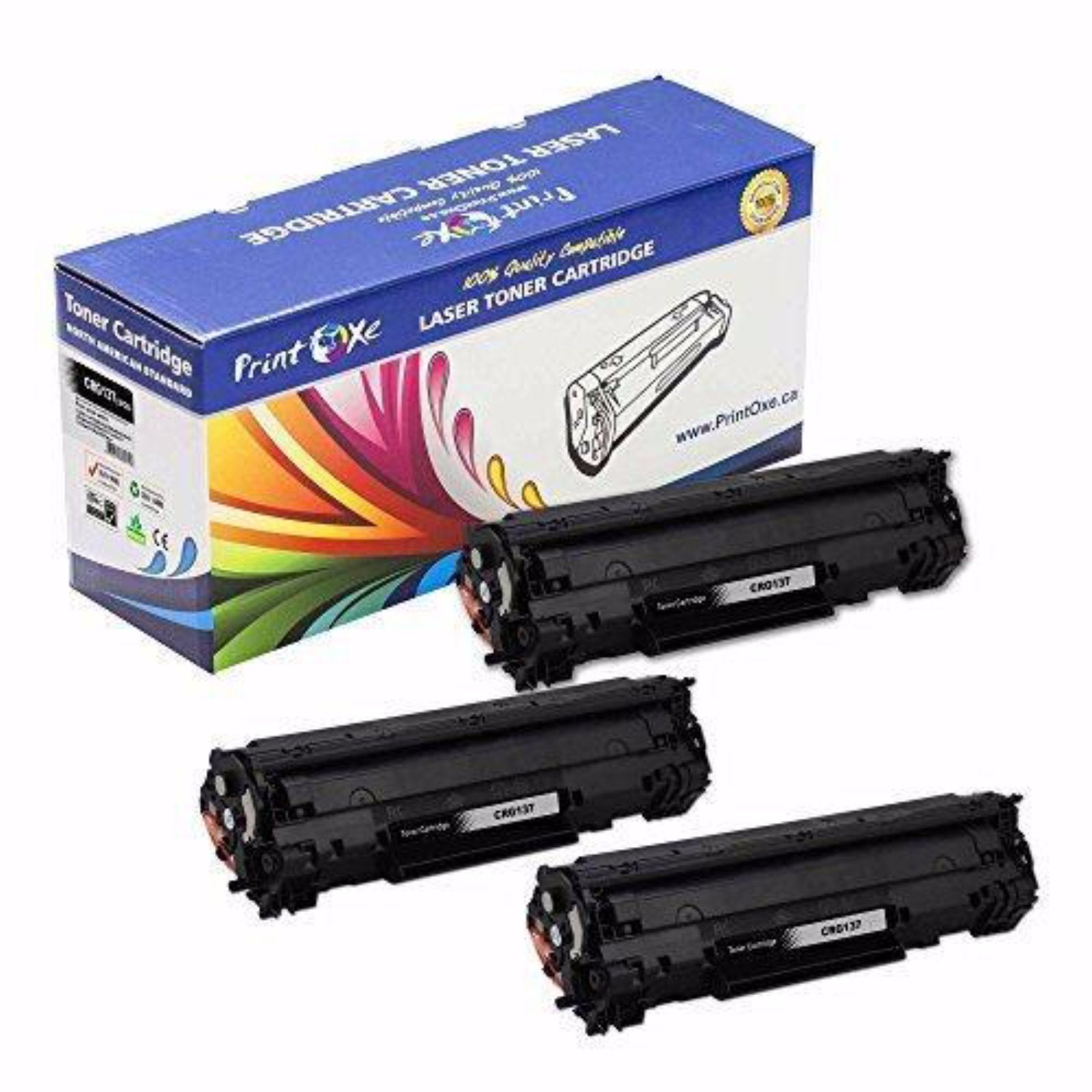 CRG 137 Compatible 3 Toner Cartridges 