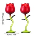 thumbnail image 2 of Moonsky Rose Shaped Wine Glass with Branch Handle for Wedding and Party C 150ML, 2 of 2