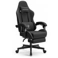 thumbnail image 2 of Gaming Chair Fabric with Pocket Spring Cushion,Game Chair Cloth with Headrest, Ergonomic Computer Chair with Footrest, 2 of 15