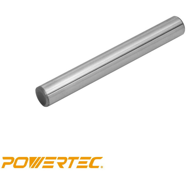 POWERTEC 71145 Hardened Steel Dowel Pins 3/8-Inch, Heat Treated and  Precisely Shaped for Accurate Alignment, Alloy Steel , 4 Pack, Silver, 3/8  x 3