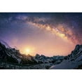 thumbnail image 2 of wall26 - Spectacular Night View in Mountains with The Milk Way - Removable Wall Mural | Self-Adhesive Large Wallpaper - 66x96 inches, 2 of 6