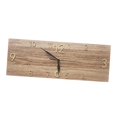 thumbnail image 4 of CoudarTitie Rustic Hanging Wall Clock Creative Home Decor Farmhouse Decor for Kitchen Living Light Brown, 4 of 9