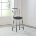 thumbnail image 5 of Hillsdale Furniture Slemmons Commercial Grade Metal Counter Height Swivel Stool, Gray, 5 of 13