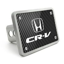 Honda CR-V UV Graphic Carbon Fiber Look Billet Aluminum 2 inch Tow Hitch Cover
