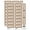 Brown, variant on Nope Bold Border School Teacher Sticker Set - Orange - Matte Finish - 2.00" Large